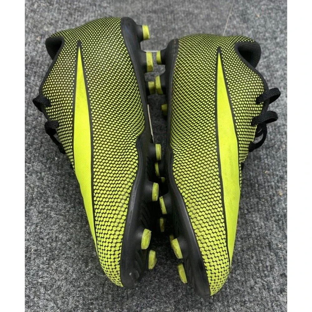 Nike Jr Bravata II FG Soccer Cleats Black Volt Yellow 844442-070 Youth 6Y